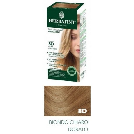 Herbatint 8d Biondo Chiaro Dorato 135 ml