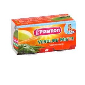 Plasmon Omogeneizzato Verdure Miste 80 g X 2 Pezzi