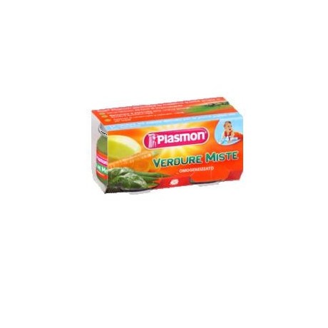 Plasmon Omogeneizzato Verdure Miste 80 g X 2 Pezzi