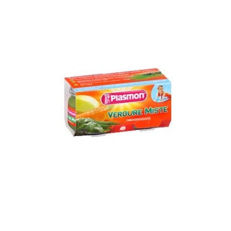 Plasmon Omogeneizzato Verdure Miste 80 g X 2 Pezzi