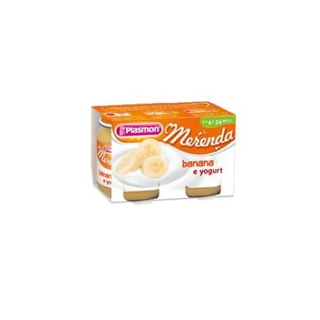 Plasmon Omogeneizzato Yogurt Banana 120 g X 2 Pezzi