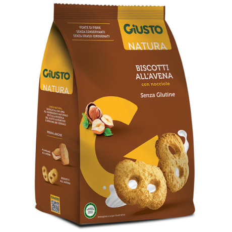 Giusto S/g Biscotti Avena Nocc