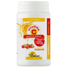 Vitamina C Masticabile Con Estratto Di Semi Di Pompelmo + Camu Camu 100 Compresse Barattolo 120 g