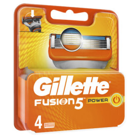 Gillette Fusion Power Lame 4 Pezzi