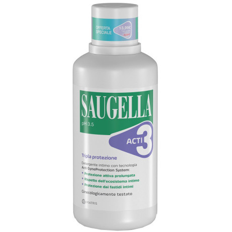 Saugella Acti3 Detergente Int500ml Tp
