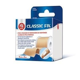 Cerotto In Rocchetto Pic Classic Fix Tela 1,25cmx500 Cm Con Fustella