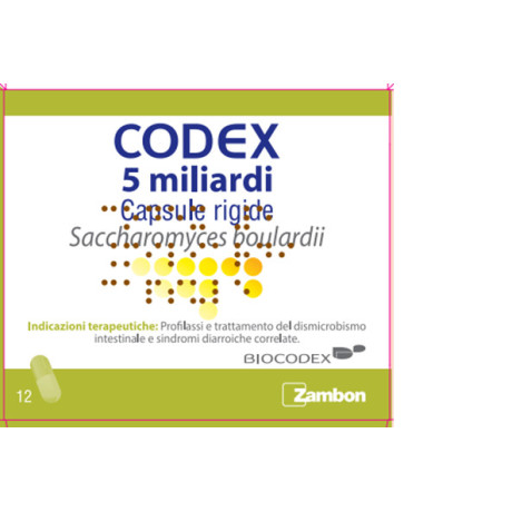 Codex 12 Capsule 5 Miliardi 250mg