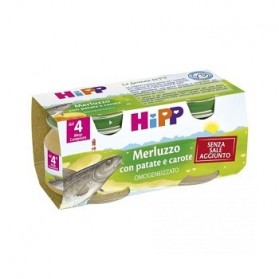 Hipp Omogeneizzato Merluzzo Carote Patate