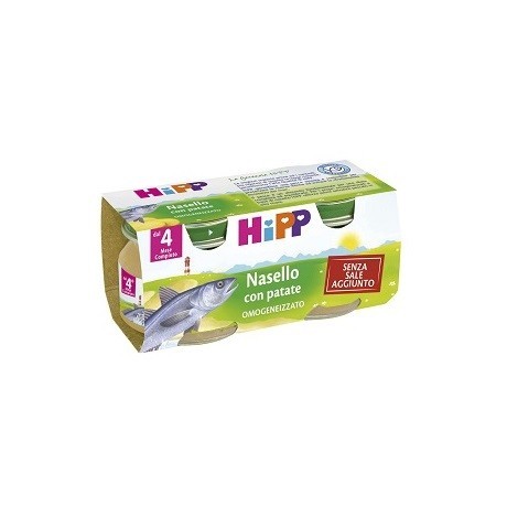 Hipp Omogeneizzato Nasello Patate 80 g