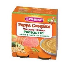 Plasmon Omogeneizzato Pappe Prosciutto Verdura Pastina 190 g X 2 Pezzi