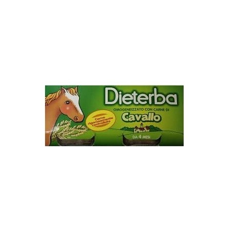 Dieterba Omogeneizzato Cavallo 3 Pezzi 80 g