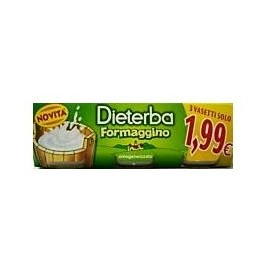 Dieterba Omogeneizzato Formaggino 3 Pezzi 80 g