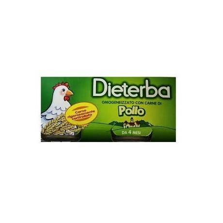 Dieterba Omogeneizzato Pollo 3 Pezzi 80 g