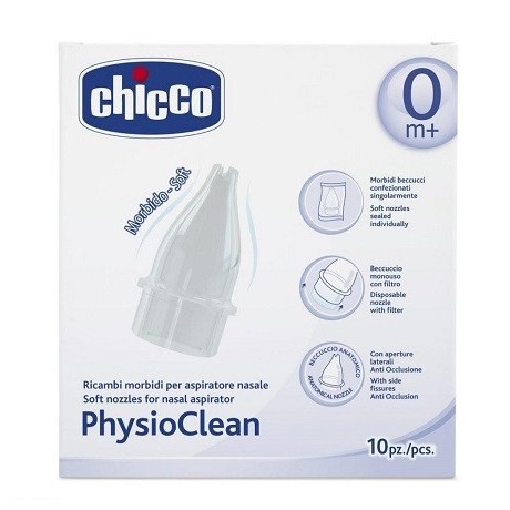 Ricambi Morbidi Per Aspiratore Nasale Chicco Physioclean