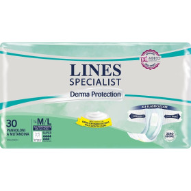 Lines Sp Dermatologico Sup Pan M/l 30pz