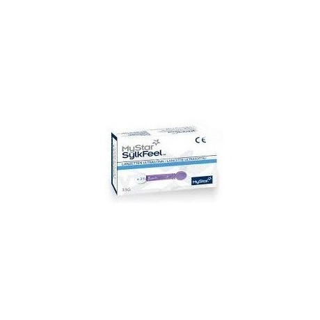 Lancette Pungidito Mystar Sylkfeel Lancets 25 Pezzi 33 Gauge