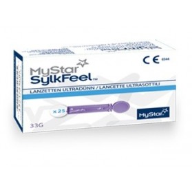 Lancette Pungidito Mystar Sylkfeel Lancets 50 Pezzi 33 Gauge