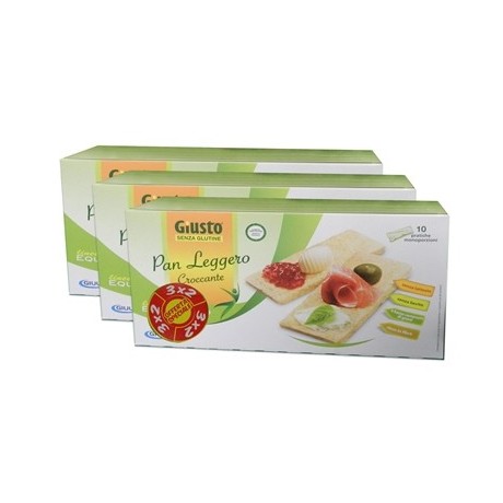 Giusto Senza Glutine Pan Leggero Croccante 250 g