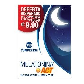 Melatonina Act 1 mg 150 Compresse