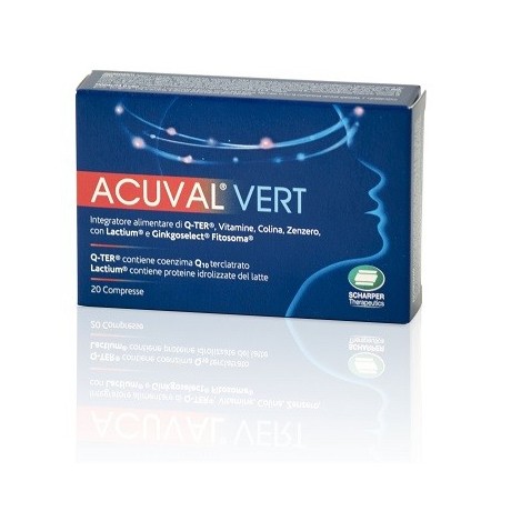 Acuval Vert 20 Compresse 1,2 g