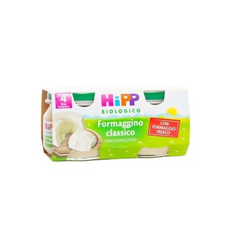 Hipp Biologico Formaggino Classico 2 Pezzi 80 g