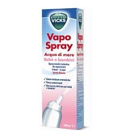 Vicks Vapospray Acqua Di Mare Bebe' Bambini Isotonico 100 ml