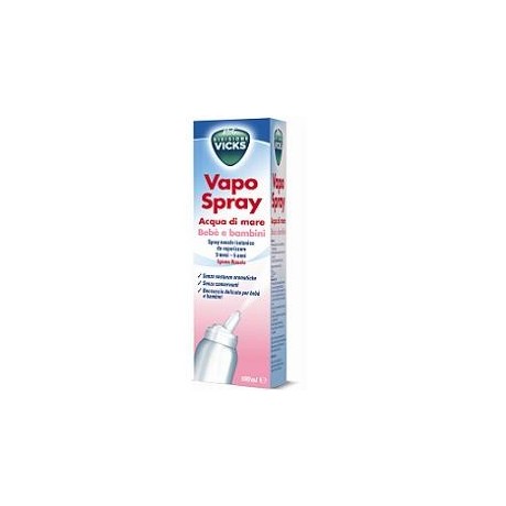 Vicks Vapospray Acqua Di Mare Bebe' Bambini Isotonico 100 ml