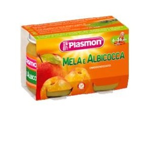 Plasmon Omogeneizzato Mela Albicocca 2 X 104 g