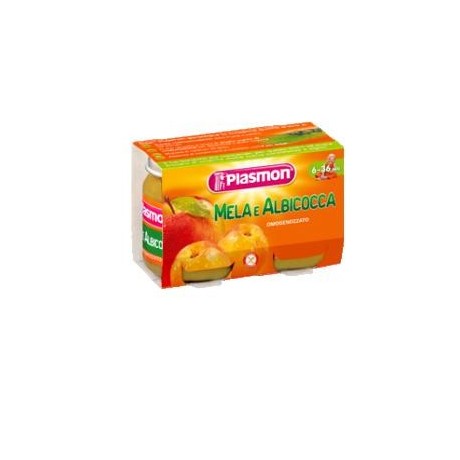 Plasmon Omogeneizzato Mela Albicocca 2 X 104 g