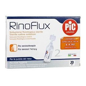 Rinoflux Soluzione Fisiologica 20 Fiale 2 ml