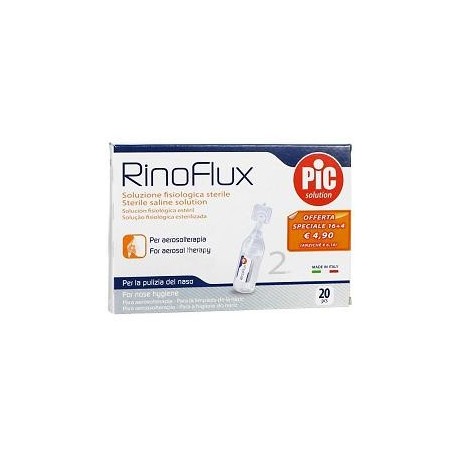 Rinoflux Soluzione Fisiologica 20 Fiale 2 ml
