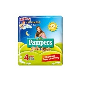 Pannolino Per Bambino Pampers Sole & Luna Maxi 18 Pezzi