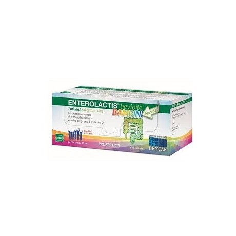 Enterolactis Bevibile Bambini 12 Flaconcini Da 10 ml