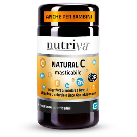 Nutriva Natural C 60 Compresse Masticabile