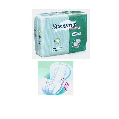 Pannolone Per Incontinenza Sagomato Serenity Softdry+ Aloe Maxi 30 Pezzi