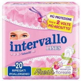 Proteggislip Intervallo Fresh Ripiegato 20 Pezzi