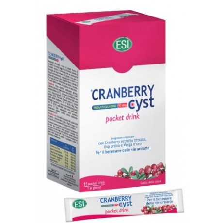 Cranberry Cyst Pocket Drink 16 Bustine