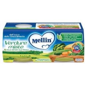 Mellin Omogeneizzato Verdure Miste 2 X 80 g