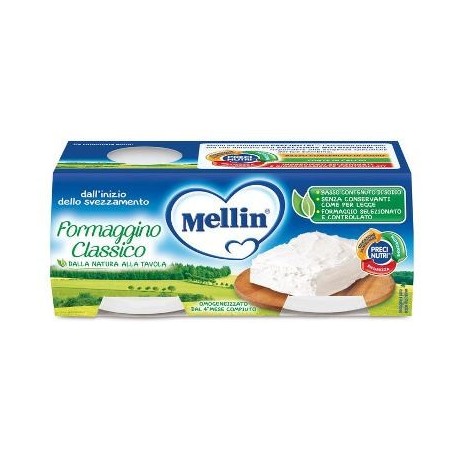 Mellin Baby Formaggino Classico 2 X 80 G