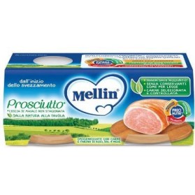 Mellin Omogeneizzato Prosciutto 2 Pezzi X 80 g