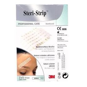 Cerotto Per Sutura Steristrip Striscia 3 X 75 Mm 10 Pezzi