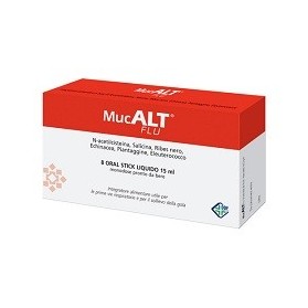 Mucalt Flu 8 Oral Stick Monodose