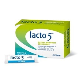 Lacto 5 10 Bustine Orosolubili