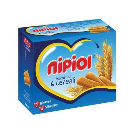 Nipiol Biscottini 6 Cereali 800 g
