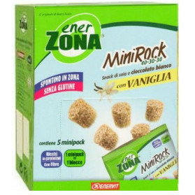 Enerzona Minirock 40-30-30 Astuccio 5 Minipack Vaniglia