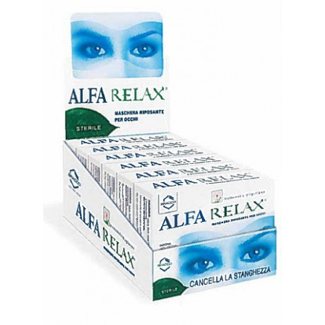 Alfarelax Maschera Riposante Occhi 6 Bustine X 7 ml