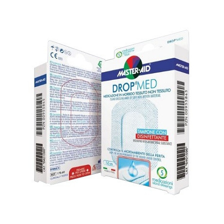 Medicazione Adesiva Master-aid Drop Medicato 10,5x30