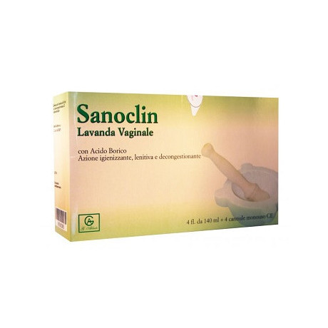 Sanoclin Lavanda Vaginale 4 Flaconi 140 ml