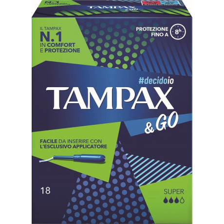 Tampax &go Super 18pz