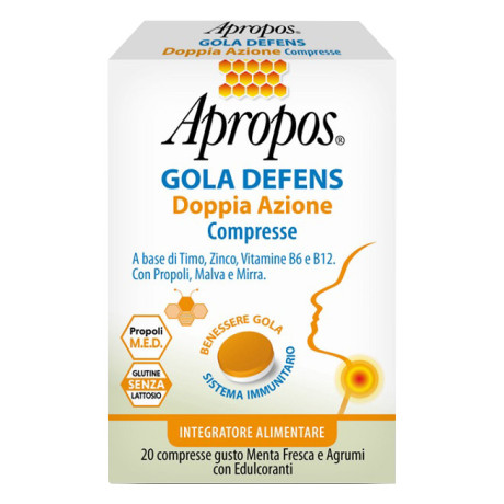 Apropos Gola Defens Dopp 20 Compresse